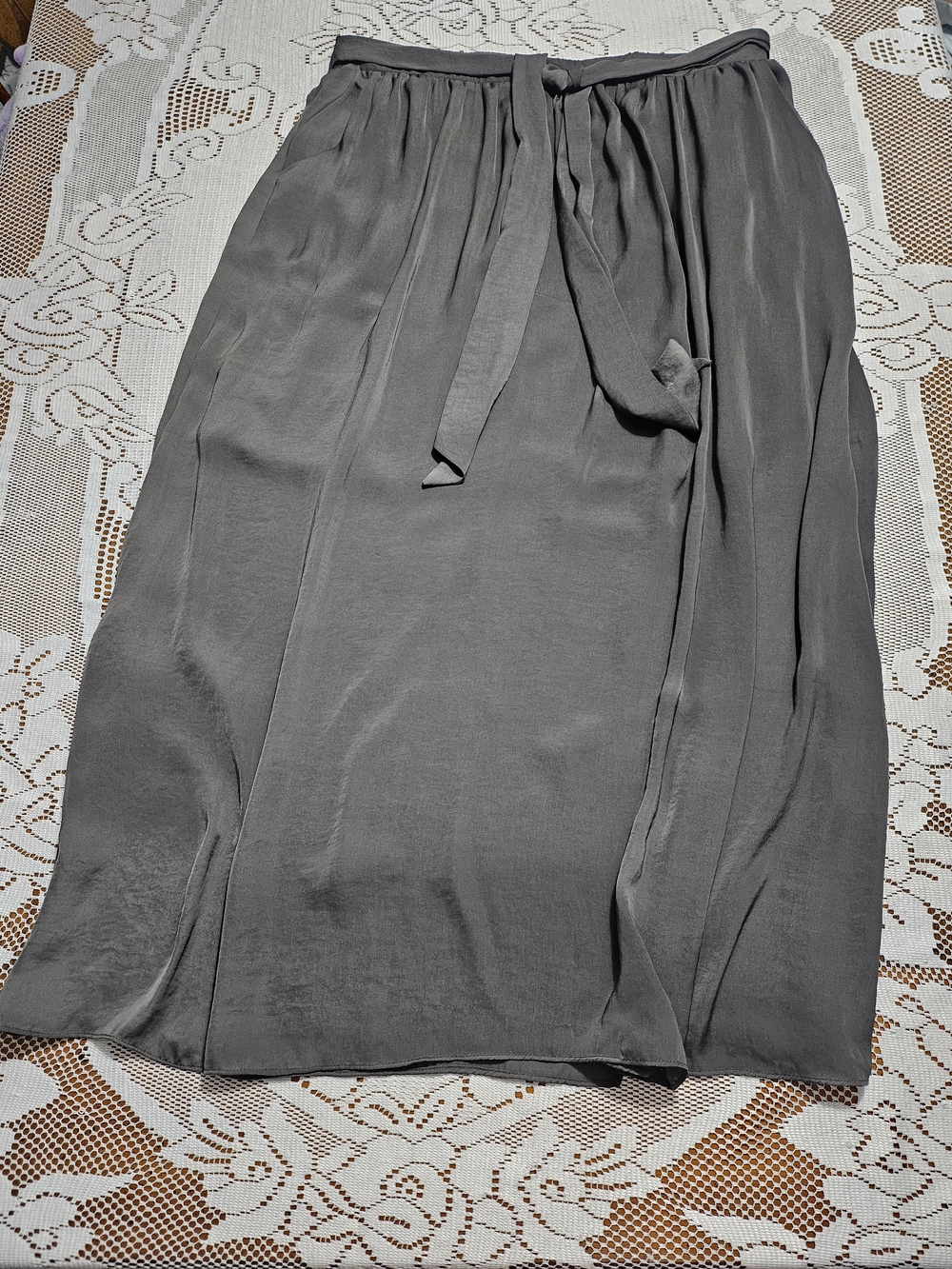 Forever 21 Gray Maxi Dress with Sash